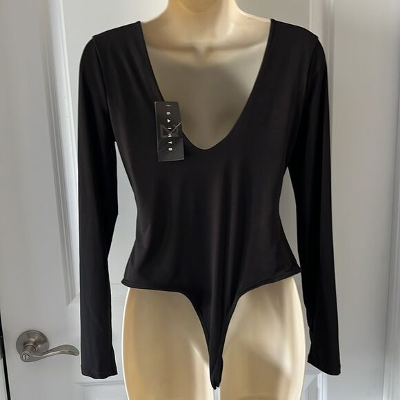Saints Black Long Sleeve Stretch Bodysuit
SZ L NWT - Picture 4 of 7